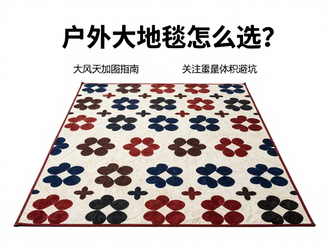 印花户外大地毯怎么选？大风天加固指南，关注重量体积避坑