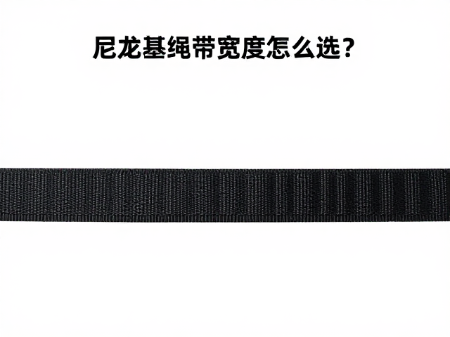 尼龙悬挂绳索织带宽度怎么选?受力稳定关键指南