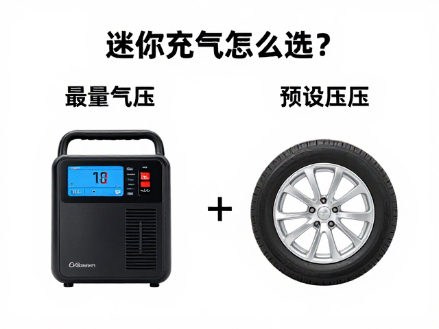 迷你充气机怎么选?压力预设与最大气压对比,轻松搞定轮胎充气