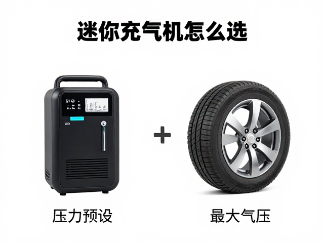 迷你充气机怎么选?压力预设与最大气压对比,轻松搞定轮胎充气