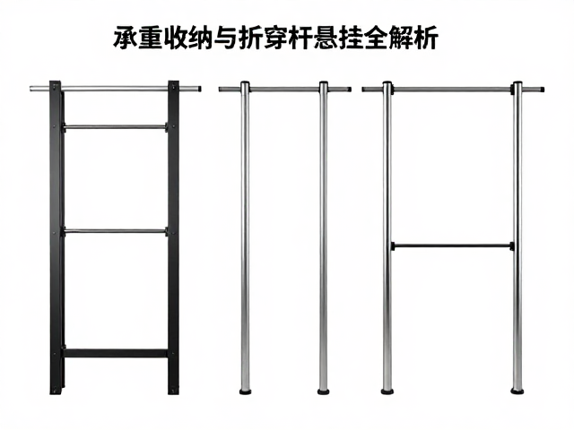 折叠支撑杆件怎么选?承重收纳与穿杆悬挂全解析