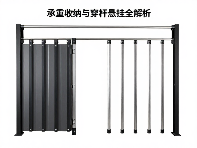折叠支撑杆件怎么选?承重收纳与穿杆悬挂全解析