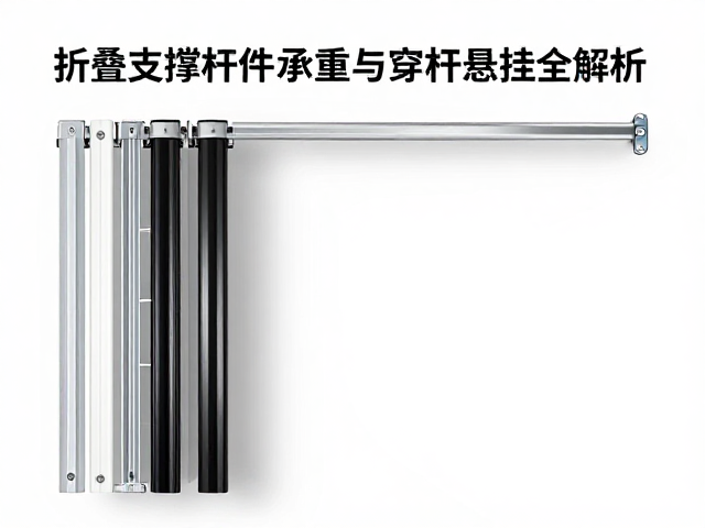 折叠支撑杆件怎么选?承重收纳与穿杆悬挂全解析