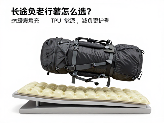 长途负重行囊怎么选？缓震填充，TPU涂层，减负更护脊