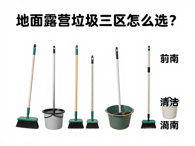 地面垃圾清扫刷怎么选？家庭露营分区存放清洁工具指南