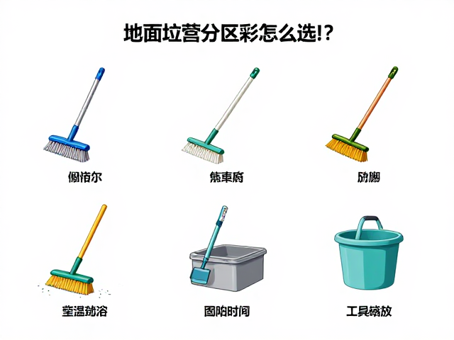 地面垃圾清扫刷怎么选？家庭露营分区存放清洁工具指南