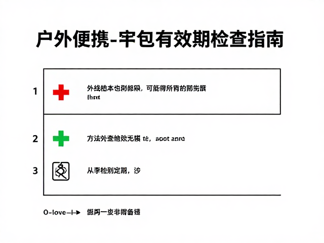 长线穿越必备，户外便携急救包药品有效期检查指南
