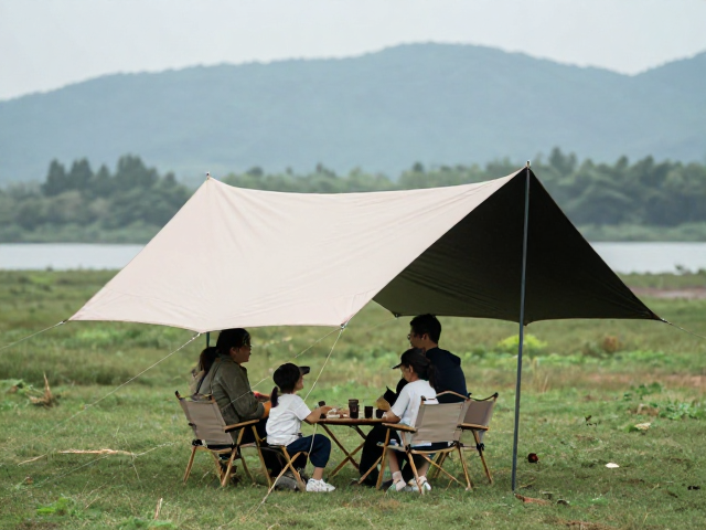 多人家庭天幕怎么选？挡风围布，营地防雨，暴雨也能稳如泰山