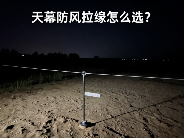 天幕防风拉索怎么选?泥土地夜间可视固定指南