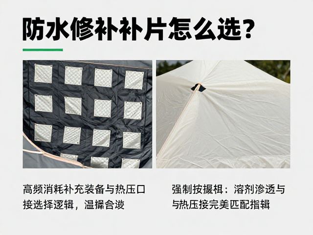 帐篷防水修补贴片怎么选？高频消耗补充装与装备材质完美匹配指南