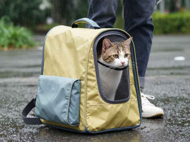 雨天防水猫咪便携外出背包小号，宠物出行必备神器