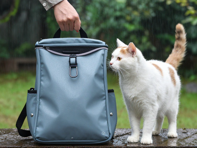 雨天防水猫咪便携外出背包小号，宠物出行必备神器
