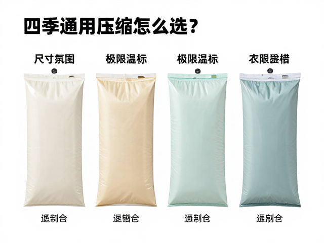四季通用压缩袋怎么选?看懂极限温标,收纳更实用