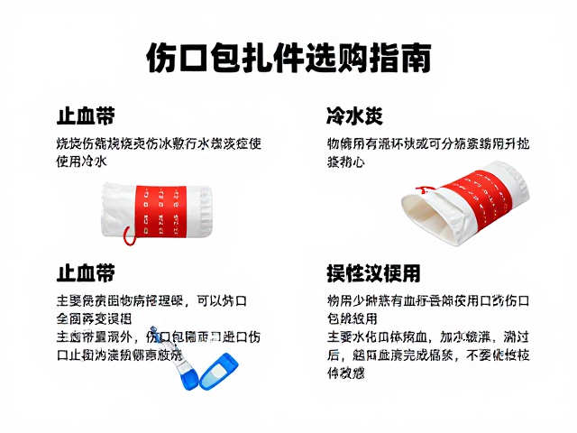 烧烫伤急救用冰敷还是冷水?止血带使用误区与伤口包扎套件选购指南