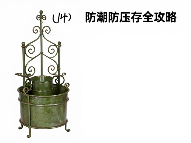 橄榄绿复古铁艺摆件怎么收?防潮防压存放全攻略
