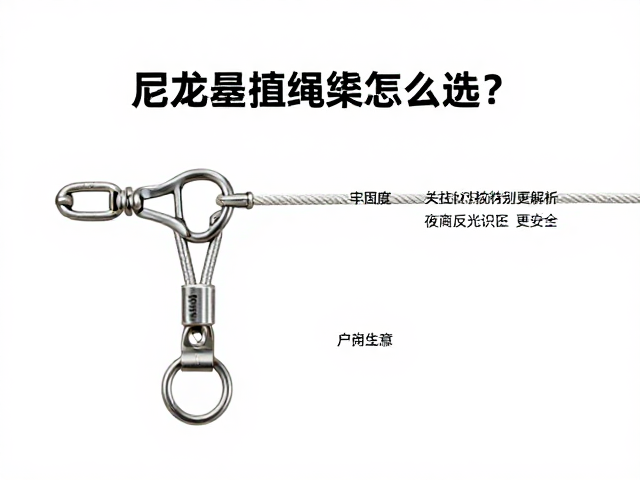 尼龙悬挂绳索怎么选？关注扣具牢固度，夜间反光识别更安全