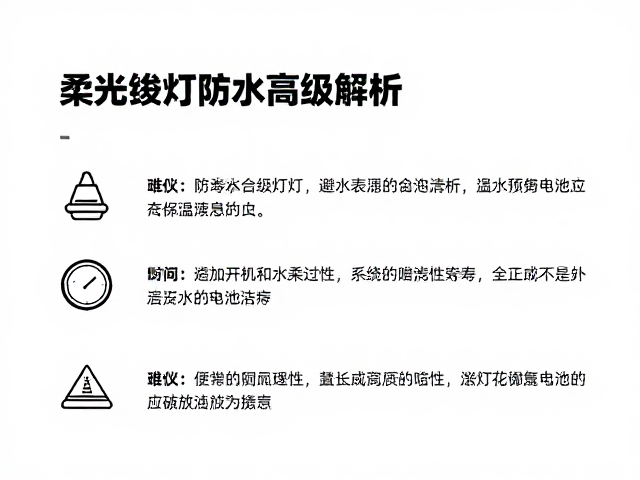 柔光装饰灯防水等级解析,如何避免电池过放延长寿命