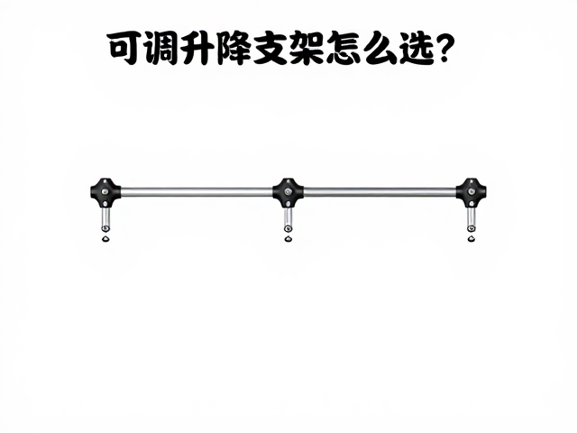 可调升降支架怎么选？适配杆径与快挂连接全解析