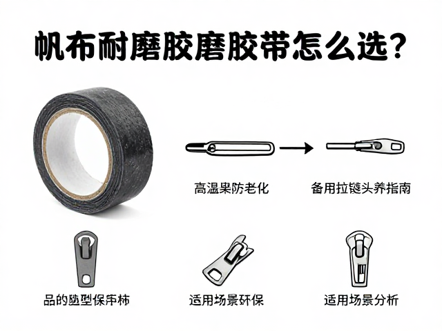 帆布耐磨胶带怎么选?高温车内防老化与备用拉链头保养指南