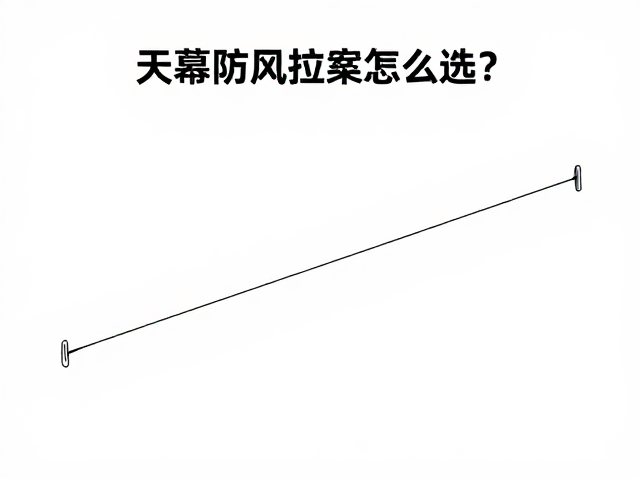 天幕防风拉索怎么选？关注地钉重量与便携性，大风天增加固定点更稳固