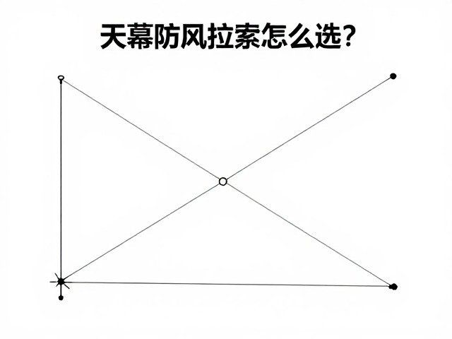 天幕防风拉索怎么选？关注地钉重量与便携性，大风天增加固定点更稳固