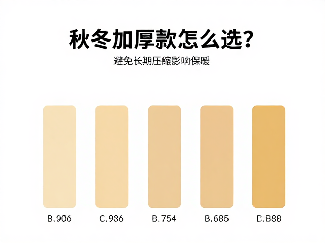 秋冬加厚款怎么选？看舒适温标，避免长期压缩影响保暖