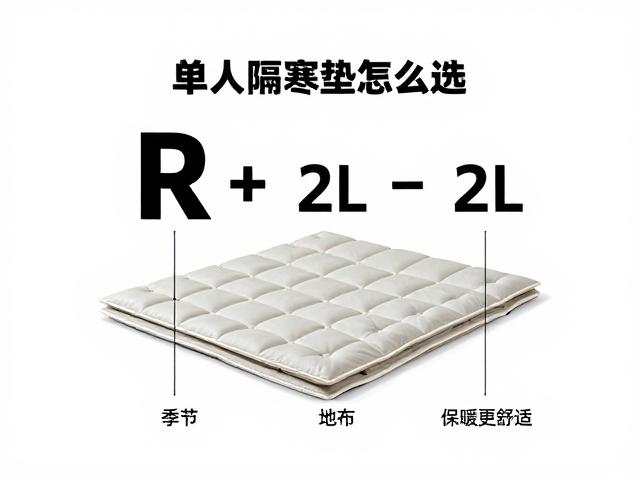 单人隔寒垫怎么选?根据季节R值搭配地布,保暖更舒适