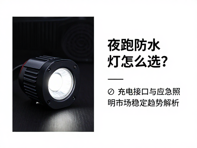 夜跑防水灯怎么选?充电接口与应急照明市场稳定趋势解析