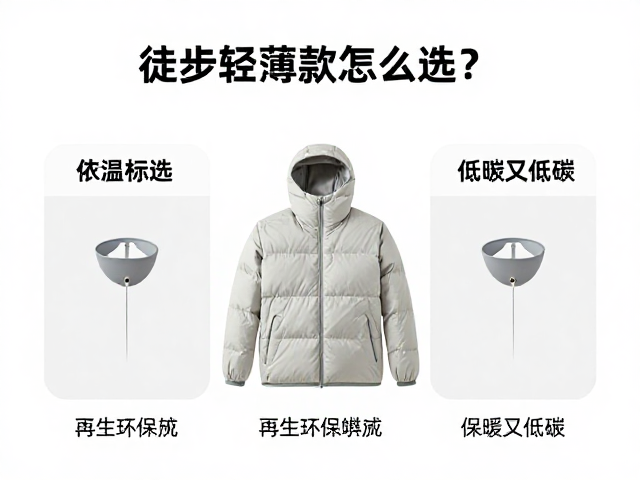 徒步轻薄款怎么选？依温标选再生环保填充，保暖又低碳