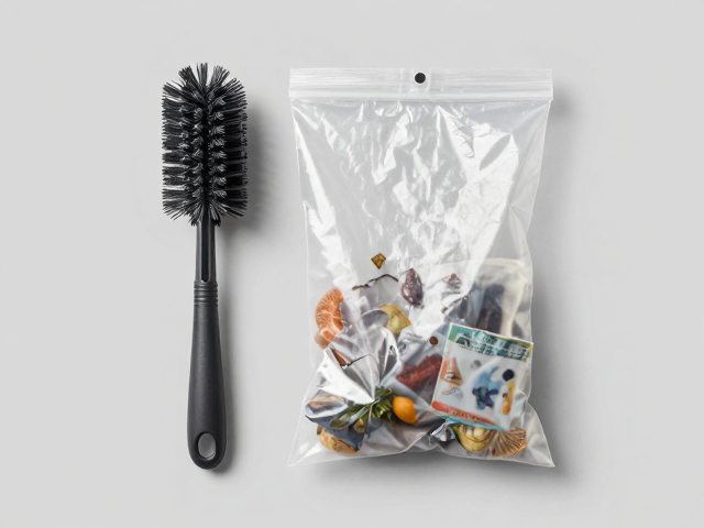 徒步必备轻量化便携洗碗刷，食物残渣袋，小包装轻松收纳