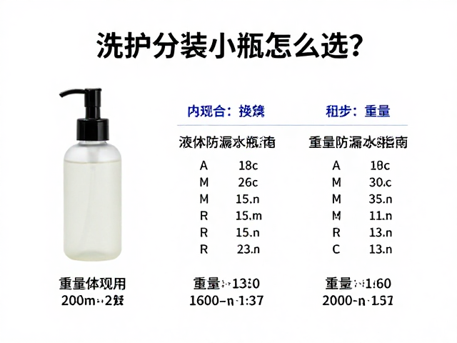 洗护分装小瓶怎么选？液体防漏存放技巧与重量体积换算指南