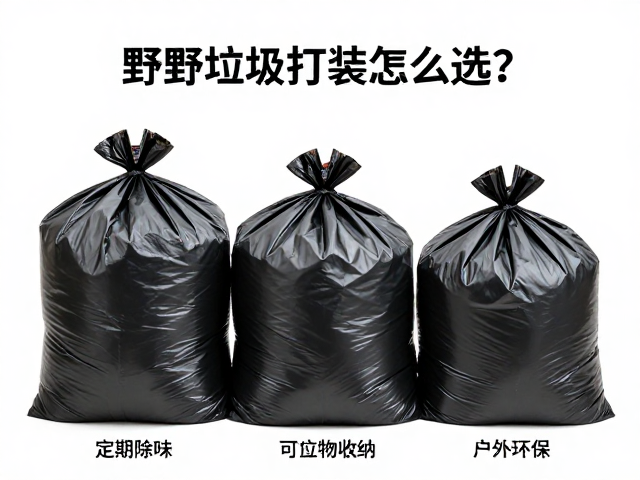 野外垃圾打包袋怎么选?定期除味,可回收物收纳,户外更环保