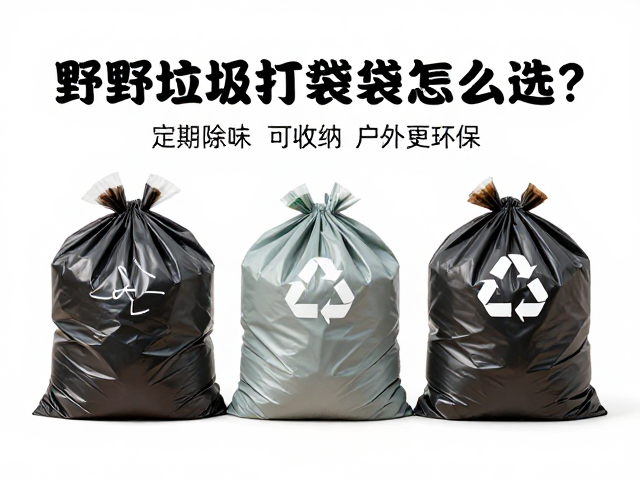 野外垃圾打包袋怎么选?定期除味,可回收物收纳,户外更环保