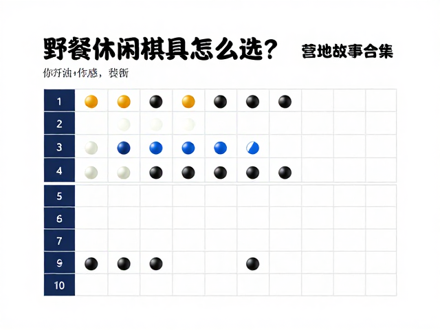 野餐休闲棋具怎么选？营地故事合集，棋子清点指南