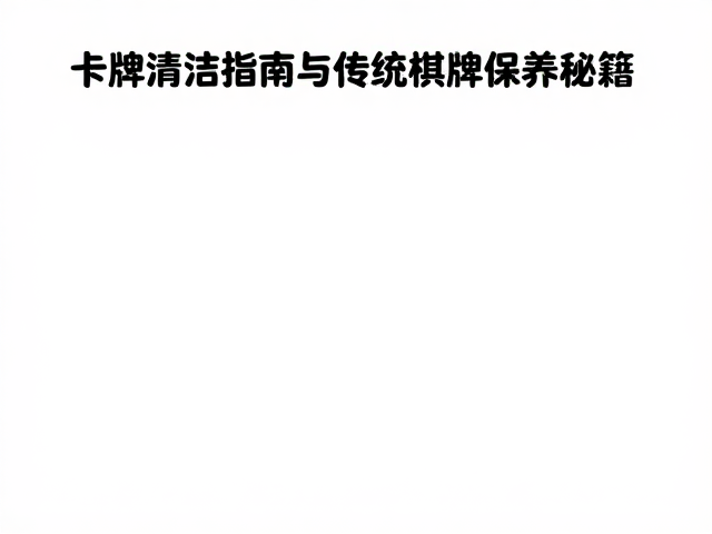 户外桌面游戏套怎么洗?卡牌清洁指南与传统棋牌保养秘籍