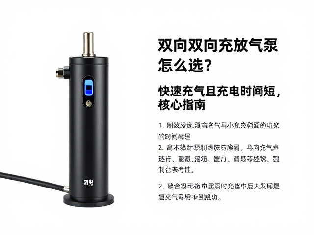 双向充放气泵怎么选?快速充气且充电时间短的核心指南