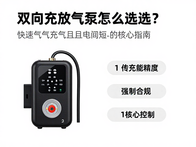 双向充放气泵怎么选?快速充气且充电时间短的核心指南