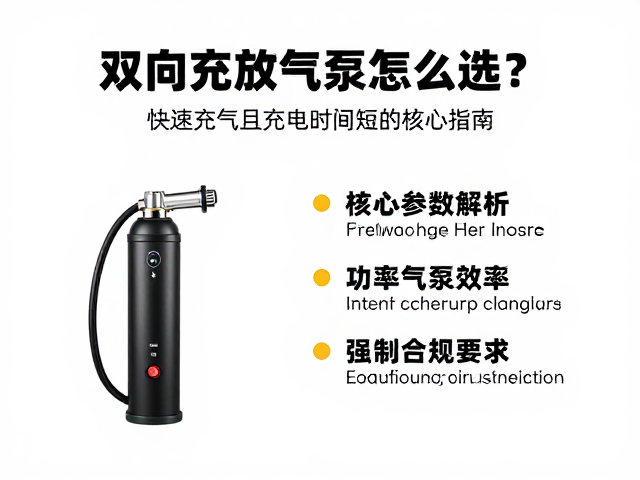 双向充放气泵怎么选?快速充气且充电时间短的核心指南