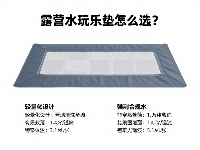 露营水上玩乐垫怎么选?轻量化设计,营地清洗备用指南