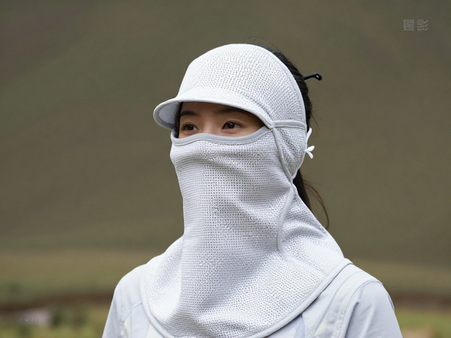 全脸透气防晒面罩，高原户外保持弹性不勒脸