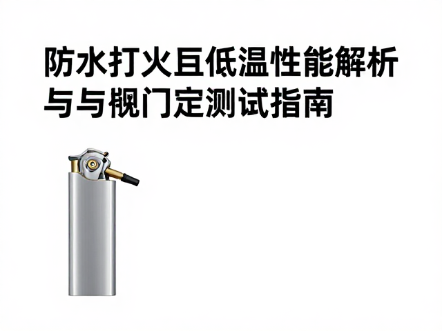 防水打火石低温性能解析与阀门定期测试指南
