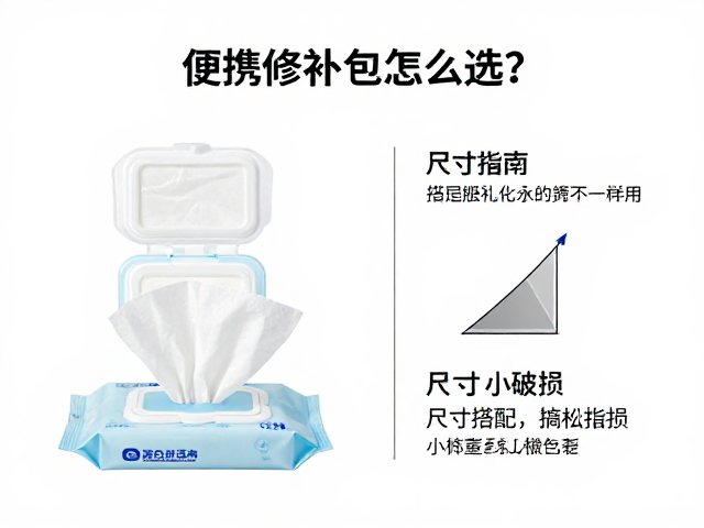 便携修补工具包怎么选？清洁湿巾，尺寸搭配指南，轻松搞定小破损
