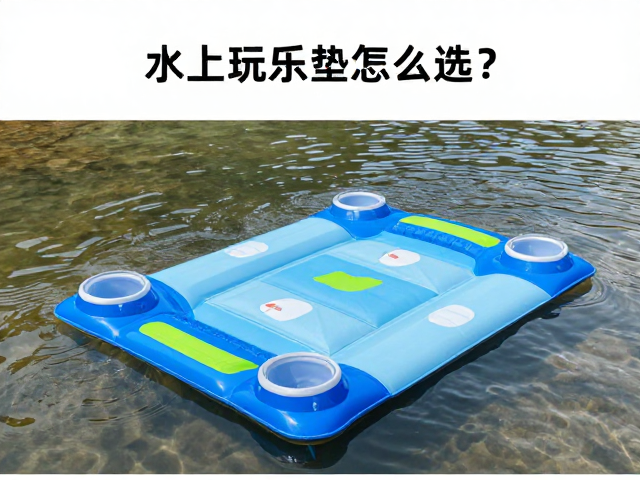 露营水上玩乐垫怎么选?远离急流深水区,儿童安全扶手更安心