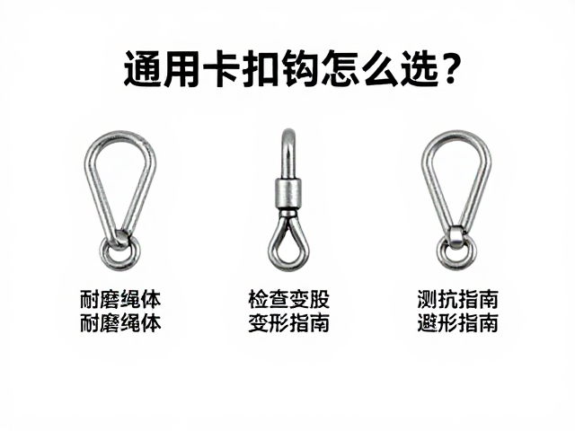 通用卡扣挂钩怎么选?耐磨绳体,检查变形指南,避坑指南