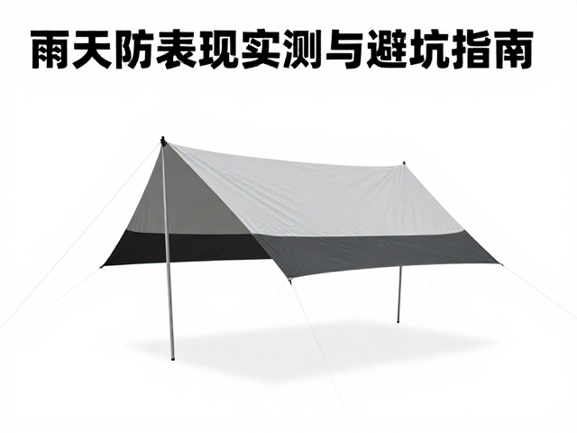 轻量化篷布选小型双人天幕?雨天防水表现实测与避坑指南