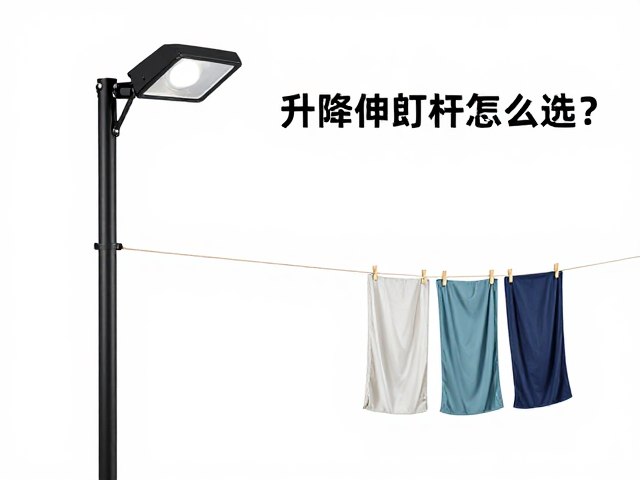 升降伸缩灯杆怎么选?双端挂扣,晾干收纳,户外露营更省心