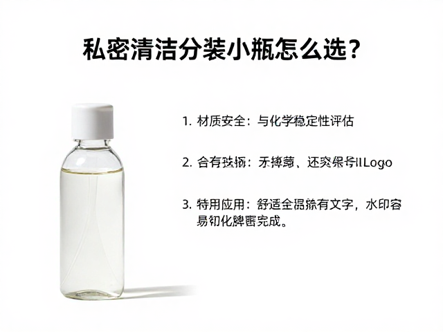 敏感肌适用!私密清洁分装小瓶怎么选?安全便携指南