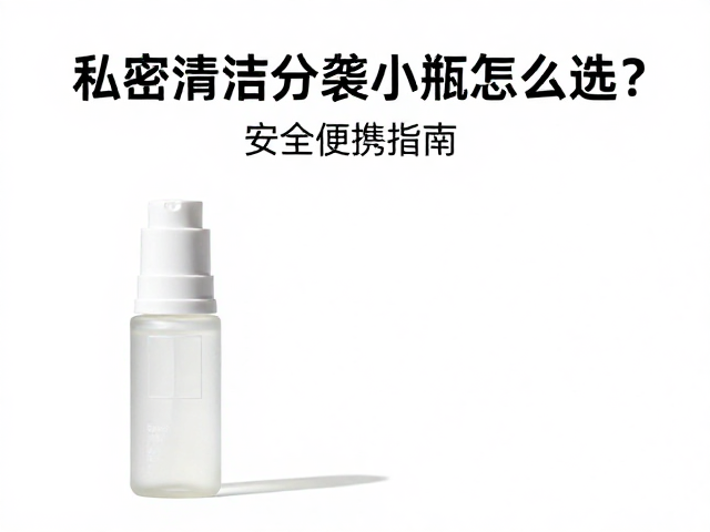 敏感肌适用!私密清洁分装小瓶怎么选?安全便携指南