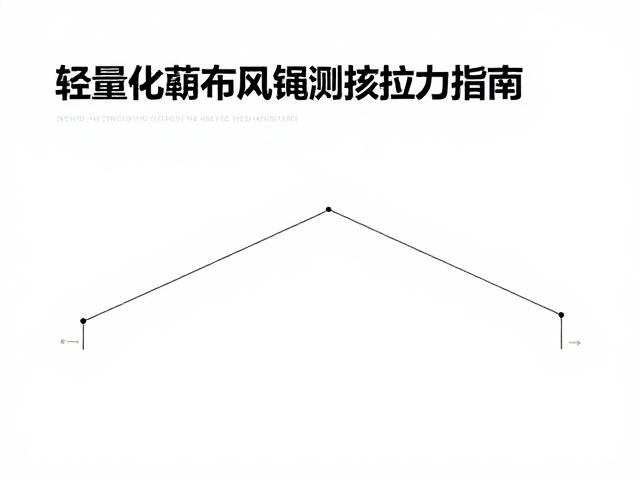 轻量化篷布风绳拉力测试与防霉防潮存放指南
