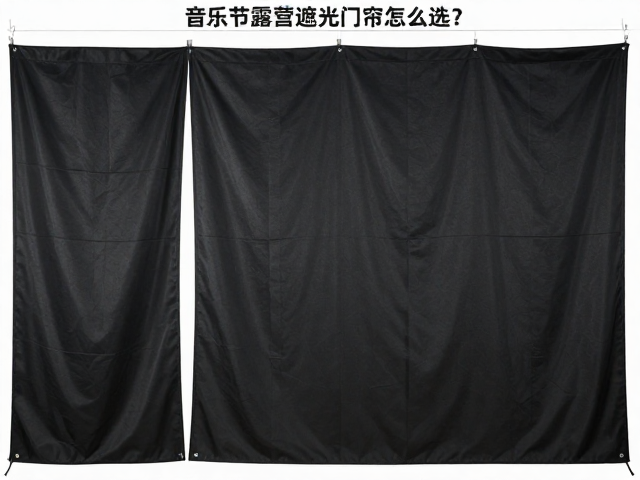 音乐节露营遮光门帘怎么选?检查配件兼容性避坑指南